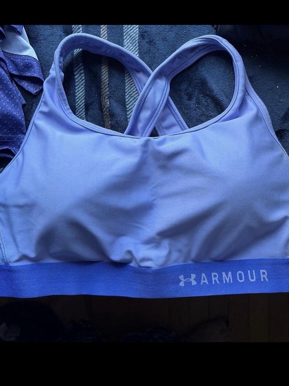 Under Armour Compression Sports Bra Blue Size 1X